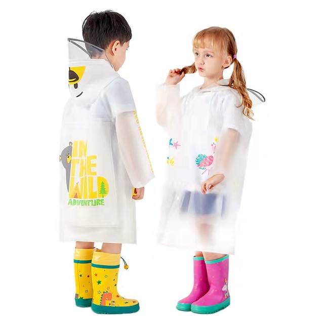 Aaron Lamb 欧贝护 儿童全身雨衣+书包位