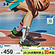 安德玛 官方UA Spawn 4男女同款轻质耐磨印花运动篮球鞋3025345