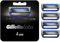 Gillette 吉列 Labs HEATED RAZOR 替换刀片，4个装