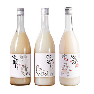 苏州桥 松次郎 蜜桃米露 0.5%vol 750ml 单瓶装