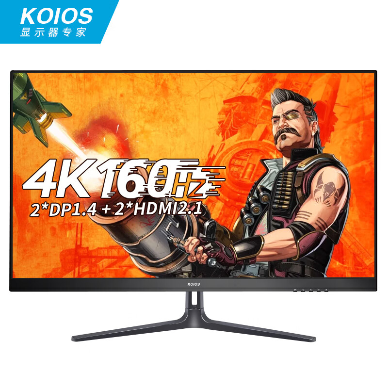 KOIOS 科欧斯 K2723UL 27英寸 IPS FreeSync 显示器（3840×2160、160Hz、95%DCI-P3、HDR600）