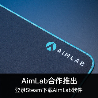 ROG 玩家国度 画影ACE  AimLab合作版 游戏鼠标垫 ROGXAimLab鼠标垫大号 电脑桌垫 橡胶底座  三重防护  龙鳞配套鼠标垫