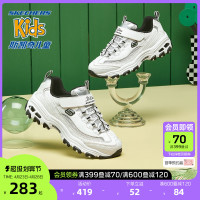 SKECHERS 斯凯奇 D'LITES 女童休闲运动鞋 302504L/WLV 白色/薰衣草色 30码