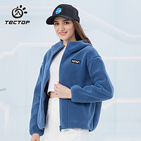 TECTOP 探拓 摇粒绒外套女羊羔绒男秋冬加厚加绒连帽卫衣休闲抓绒衣服宽松