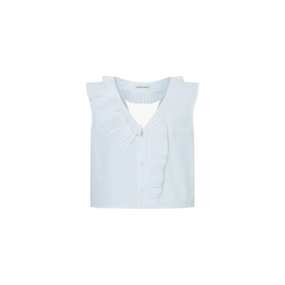 CARVEN 卡纷 女士无袖衬衫 6231K2105301