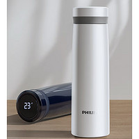 百亿补贴：PHILIPS 飞利浦 智能温度显示杯 蓝色 500ml