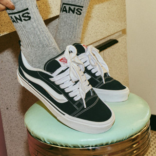 VANS 范斯 Knu Skool 中性运动板鞋 VN0009QC6BT1 黑色 41