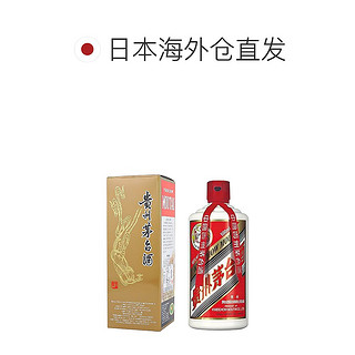 MOUTAI 茅台 日本直邮贵州飞天茅台酒53度酱香型白酒500ml礼盒装2021出口版