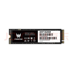 acer 宏碁 掠夺者GM7旗舰级SSD高速大容量固态硬盘M.2接口NVMe PCle4.0