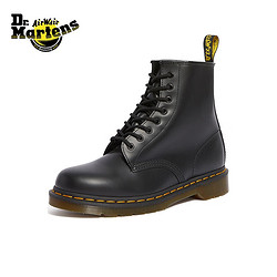 Dr.Martens 马汀博士 马丁1460英伦风光面硬皮黑色8孔马丁靴 黑色 36