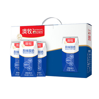 澳牧 酸奶 高端进口风味常温酸牛奶200ml