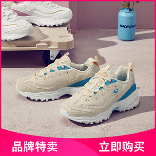 SKECHERS 斯凯奇 春女鞋子老爹鞋百搭小白鞋熊猫鞋运动休闲女鞋女