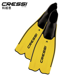 意大利CRESSI RONDINELLA蛙鞋 潜水浮潜 游泳脚蹼 成人 儿童 蓝色37/38