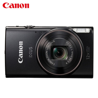 Canon 佳能 IXUS 285 HS 数码相机 卡片机 黑色 便携式家用小型数码照相机（含64G卡+包+读卡器+清洁套）