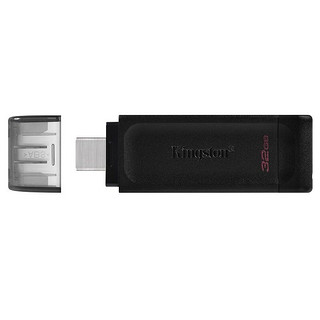 Kingston 金士顿 32GB USB3.2 Gen1 Type-C 手机U盘 DT70 黑色