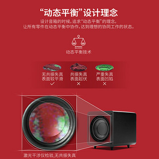 polk 普乐之声 ES20系列 音响 家庭影院5.1声道书架式音箱组合套装 家用客厅高解析度大尺寸高保真电视音响