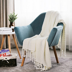 SOFTITEX 北欧休闲小毛毯沙发盖毯办公室午睡针织毯空调披肩毯子