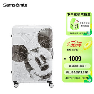 Samsonite 新秀丽 拉杆箱 迪士尼卡通行李箱万向轮旅行箱 AF9*65004 白色 20英寸