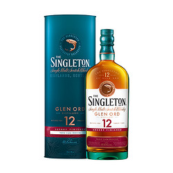 THE SINGLETON 苏格登12年雪莉版单一麦芽苏格兰威士忌700ml进口洋酒烈酒聚会