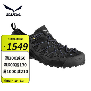 SALEWA 沙乐华 GORE-TEX系列 男子徒步鞋 61375 黑色 40.5