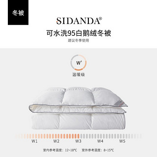 SIDANDA 诗丹娜 可水洗羽绒被 冬被 150*200cm