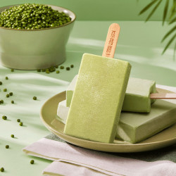 一刻轻豆植物豆乳雪糕绿豆原味72g*6支