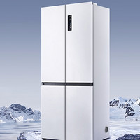 PLUS会员：TCL 超薄零嵌系列 R455T9-UQ 对开门冰箱 456L 韵律白