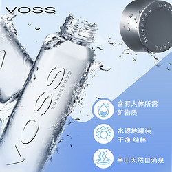 VOSS 芙丝 饮用天然矿泉水500ml*24瓶弱碱性水