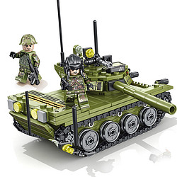 SEMBO BLOCK 森宝积木 铁血重装系列 105514 85式主战坦克