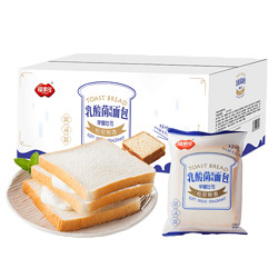 FUSIDO 福事多 乳酸菌吐司面包1kg整箱营养爆浆夹心零食网红礼盒食品小吃