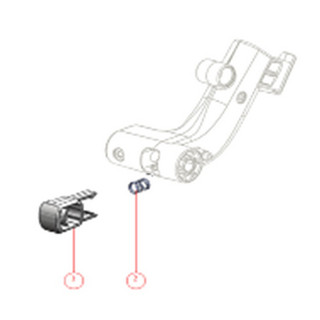 Bugaboo Cameleon3 备用后轮锁 零部件