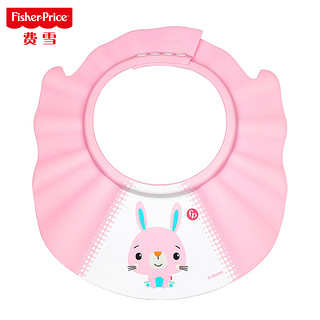 Fisher-Price Fisher Price）婴幼儿洗头帽浴帽防水护耳儿童洗发帽宝宝洗澡洗头神器可调节粉色