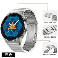 ZHONGWO 中沃 适用华为手表表带Watch3pro new丨gt3 pro丨gt2纯钛金属表带轻奢金属钢带男 保时捷款升级快拆纯钛金属表带丨超轻材质 46MM/48MM表盘通用 22MM口径