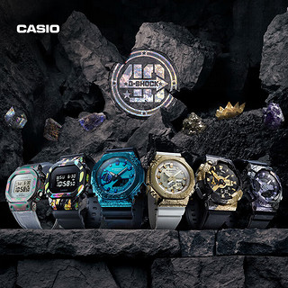 CASIO 卡西欧 G-SHOCK 40周年纪念款 宝石系列 男士石英腕表 GM-114GEM-1A9PR