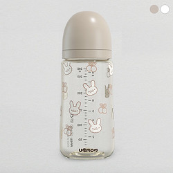 UBMOM 婴幼儿奶瓶 280ml (含3-6月奶嘴1个)