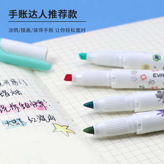 ZEBRA 斑马牌 双头柔和荧光笔 斑马限定福音战士单色划线记号笔 学生标记笔 WKT7-EV1 珊瑚粉
