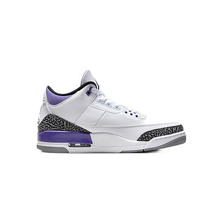AIR JORDAN 正代系列 Air Jordan 3 Retro 男子篮球鞋 CT8532-105 紫色/白色 40.5