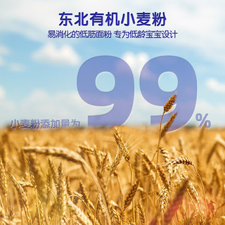 小鹿蓝蓝 婴幼儿有机加铁粒粒面 原味 160g
