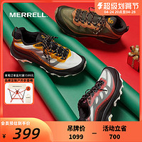 MERRELL 迈乐 户外越野跑鞋男女款MOAB系带透气防滑缓震耐磨徒步鞋