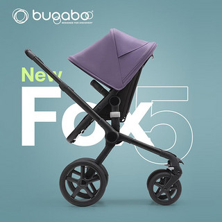 博格步（BUGABOO） FOX5博格步高景观婴儿推车可坐可躺双向儿童推车 天文紫蓬-黑座布 黑车架