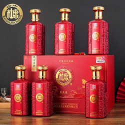 baishuidukang 白水杜康 蓝花瓷鸿运当头白酒整箱52度浓香型500ml*6瓶