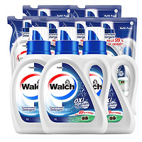 Walch 威露士 洗衣液1Lx3瓶+550ml*6袋除菌除螨祛霉味持久留香松木清香深层洁净衣物手洗机洗