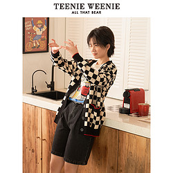 TEENIE WEENIE 小熊孙佳艺联名牛仔短裤五分裤牛仔裤女TTTF225105P