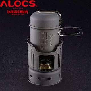 ALOCS 爱路客 户外便携野营炊具套装 煎锅户外水壶 野营锅7件套 （适用于1-2人使用）