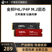 GeIL金邦 P4L/P4P 1T 2T NVME m.2 笔记本台式机电脑固态硬盘SSD