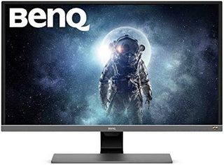 BenQ 明基 EW3270U 80.01 厘米(31.5 英寸)显示器 (4K UHD 3840 X 2160 像素、HDR10、AMD Freesync、智慧调光爱眼B.I.+、USB-Typ C)灰色