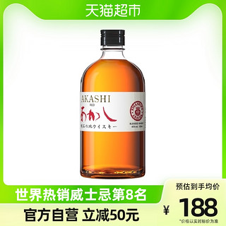 AKASHI 明石 威士忌 红标威士忌500ml单支装 日本原瓶进口洋酒