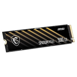 MSI 微星 M461 SPATIUM 黑竞系列 500GB 固态硬盘 电竞高性能版