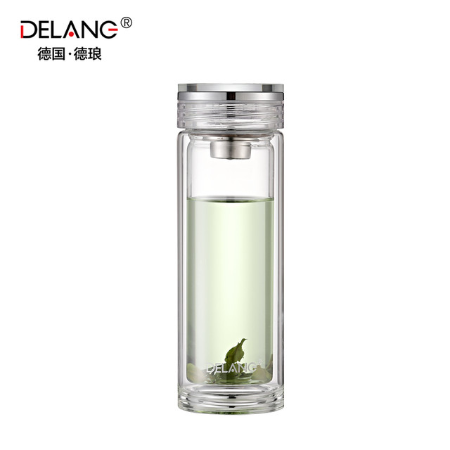 DELANG DL8003 双层玻璃杯 320ml
