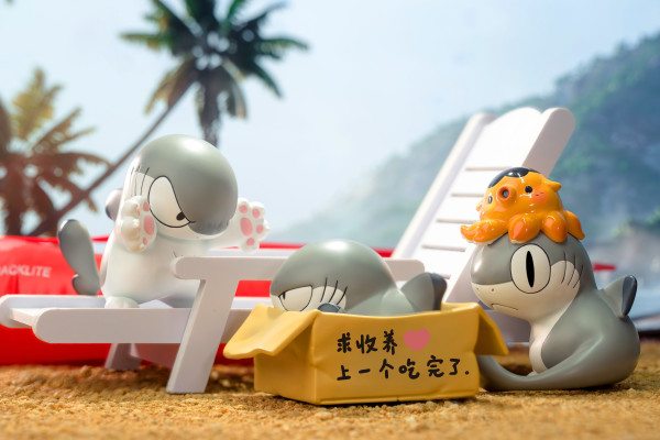 animal planet 动物星球 鲨猫系列 箱鲨猫/章鱼鲨/亮爪鲨 q版手办